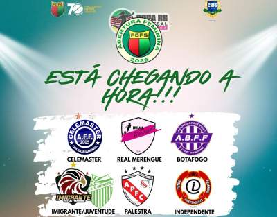 URUGUAIANA RECEBE A ABERTURA OFICIAL DO FUTSAL FEMININO DA FGFS 2026