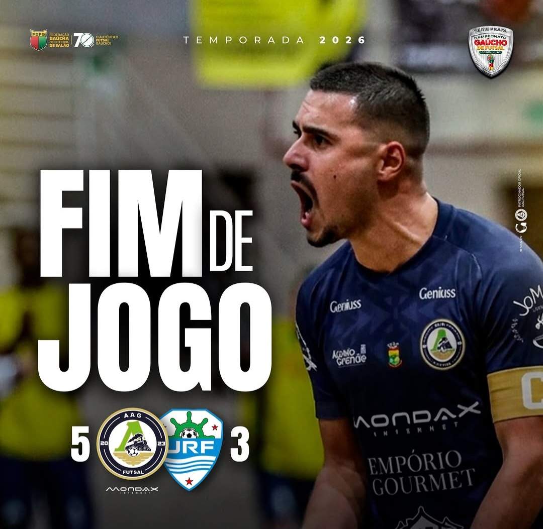 AAG FUTSAL/MONDAX VENDE EM ARROIO GRANDE PELA S�RIE PRATA 