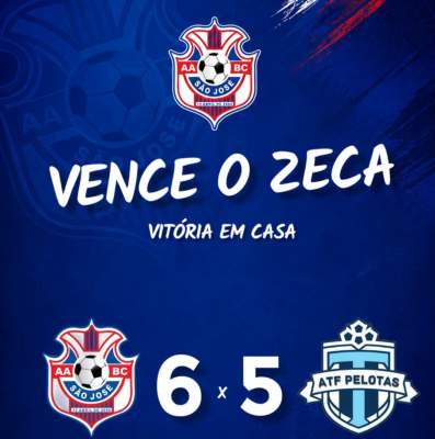 S�O JOS� DE CACHOEIRA VENCE ATF EM CASA E GARANTE PERMAN�NCIA NA S�RIE OURO