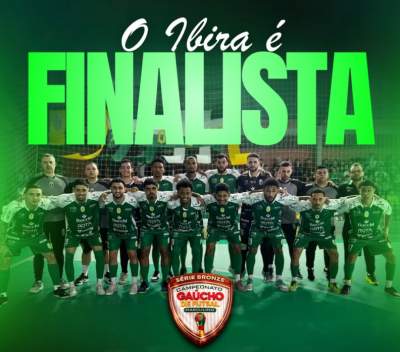 IBIRA PRIMEIRO FINALISTA DA S�RIE BRONZE 2026